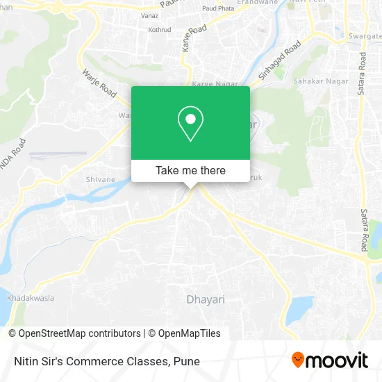 Nitin Sir's Commerce Classes map