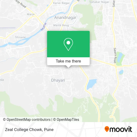 Zeal College Chowk map