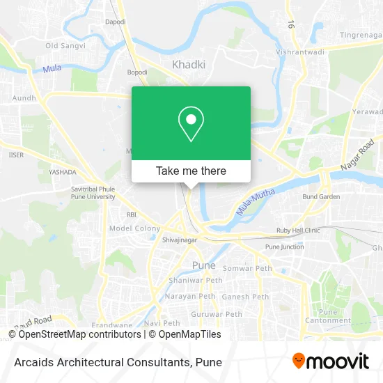 Arcaids Architectural Consultants map