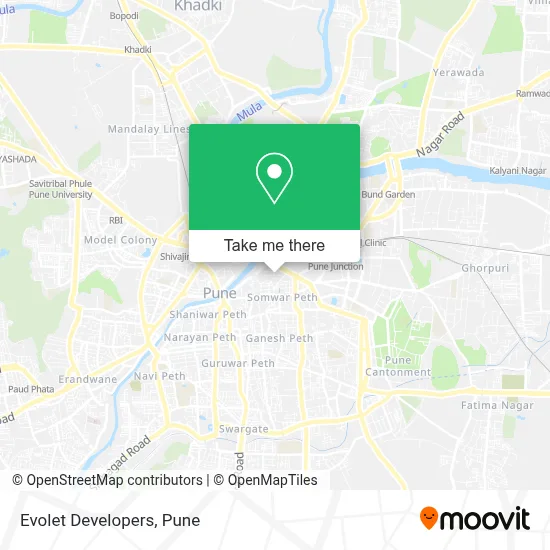 Evolet Developers map