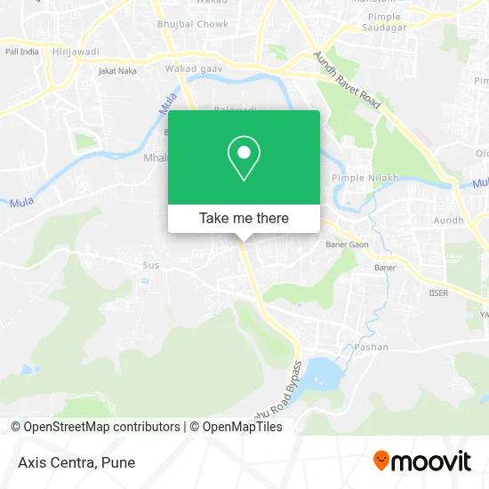 Axis Centra map