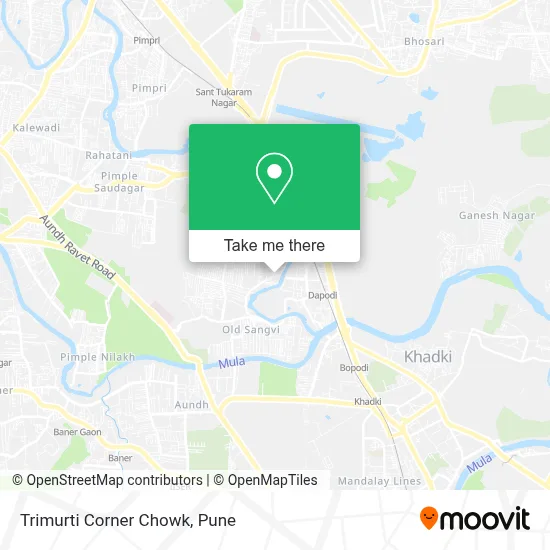 Trimurti Corner Chowk map