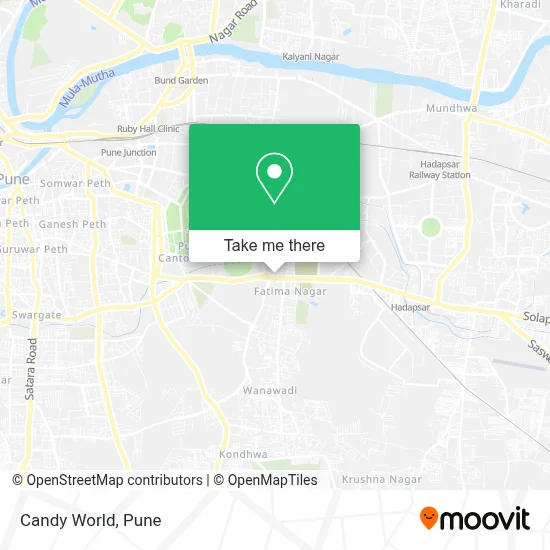 Candy World map