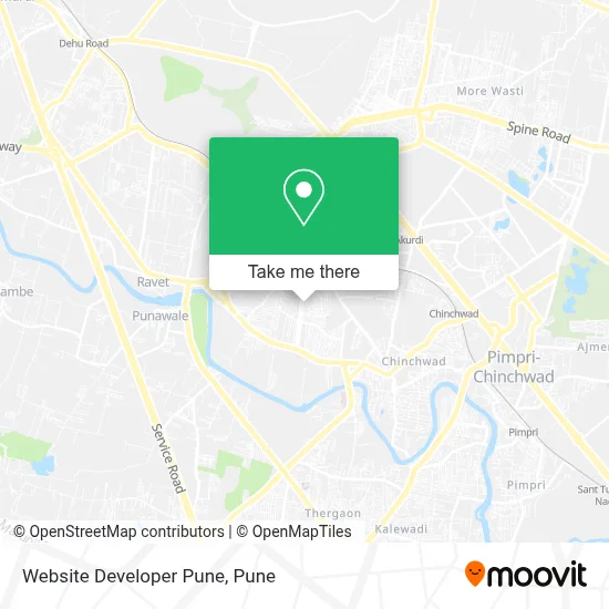 Website Developer Pune map
