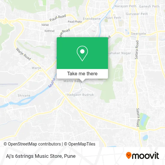 Aj's 6strings Music Store map
