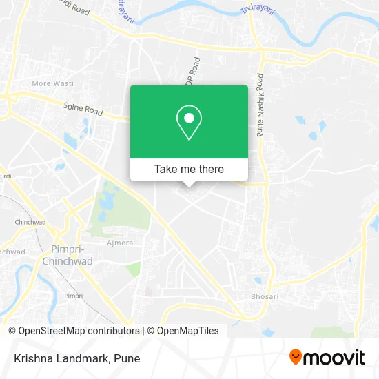 Krishna Landmark map