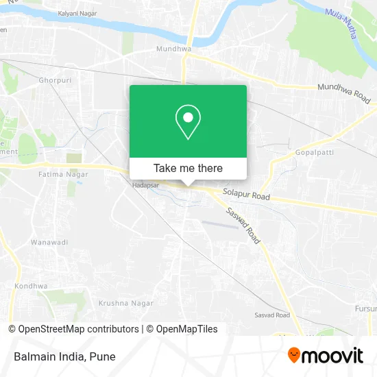 Balmain India map