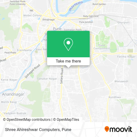 Shree Ahireshwar Computers map