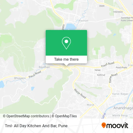 Tml- All Day Kitchen And Bar map