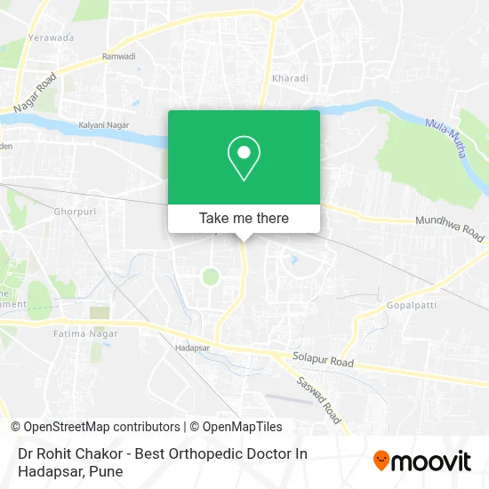 Dr Rohit Chakor - Best Orthopedic Doctor In Hadapsar map