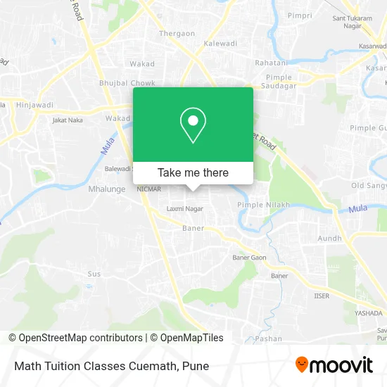 Math Tuition Classes Cuemath map