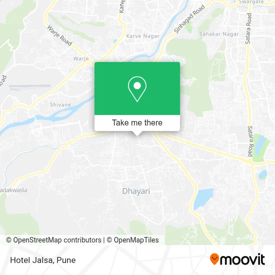 Hotel Jalsa map