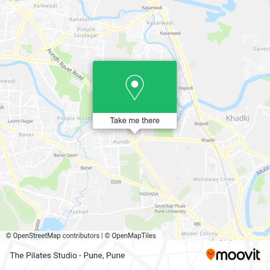 The Pilates Studio - Pune map