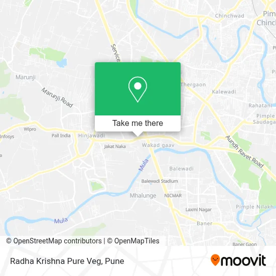 Radha Krishna Pure Veg map