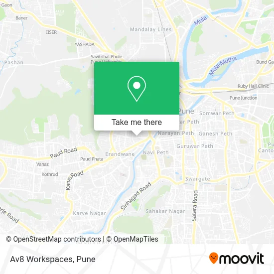Av8 Workspaces map