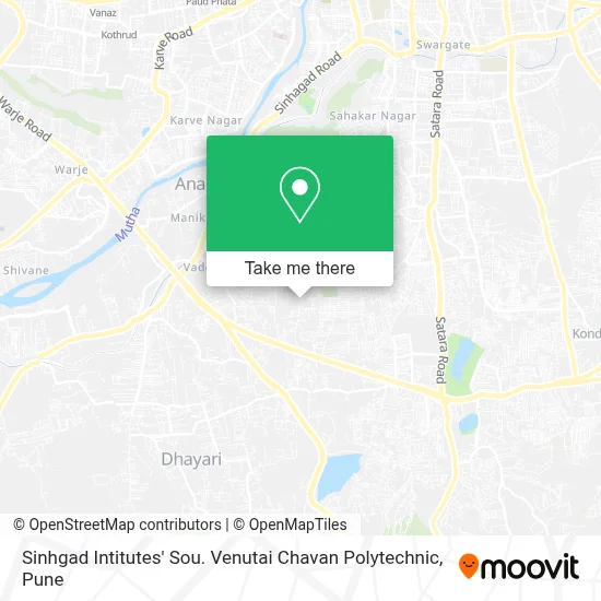 Sinhgad Intitutes' Sou. Venutai Chavan Polytechnic map