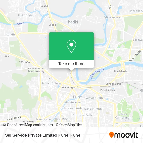 Sai Service Private Limited Pune map