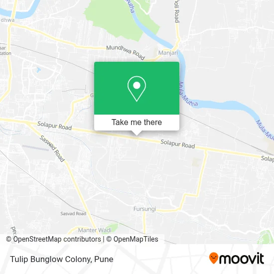 Tulip Bunglow Colony map