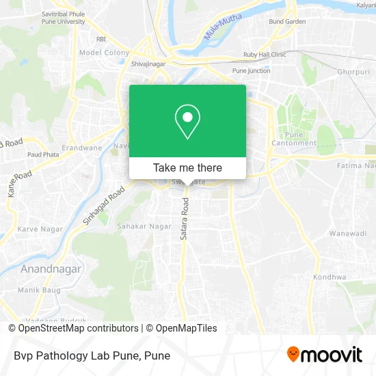 Bvp Pathology Lab Pune map