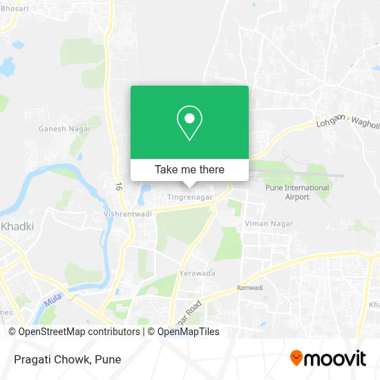 Pragati Chowk map