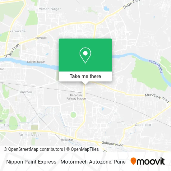 Nippon Paint Express - Motormech Autozone map