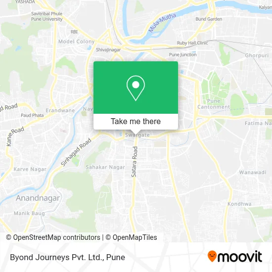 Byond Journeys Pvt. Ltd. map