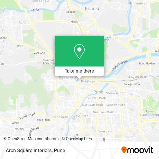 Arch Square Interiors map