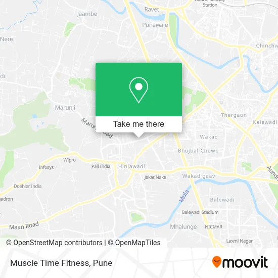 Muscle Time Fitness map