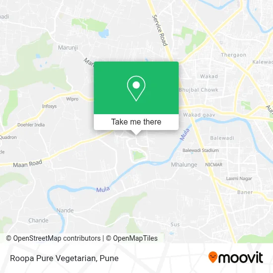 Roopa Pure Vegetarian map
