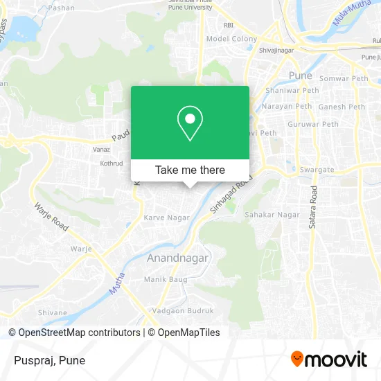 Puspraj map