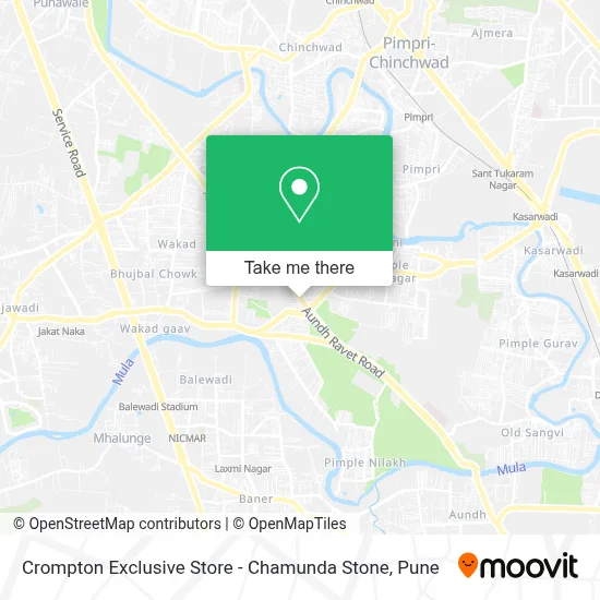 Crompton Exclusive Store - Chamunda Stone map