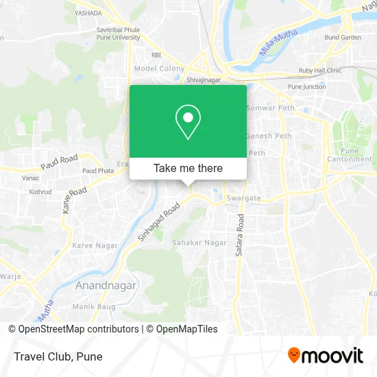 Travel Club map