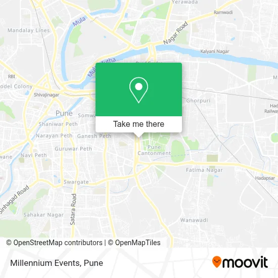 Millennium Events map