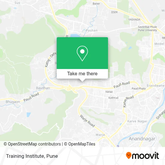 Training Institute map