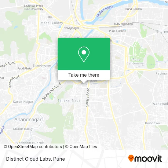 Distinct Cloud Labs map