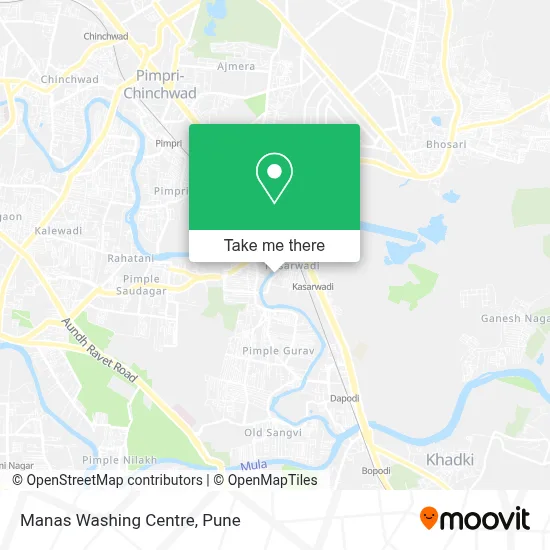 Manas Washing Centre map