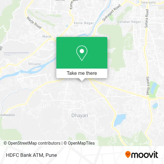 HDFC Bank Atm map
