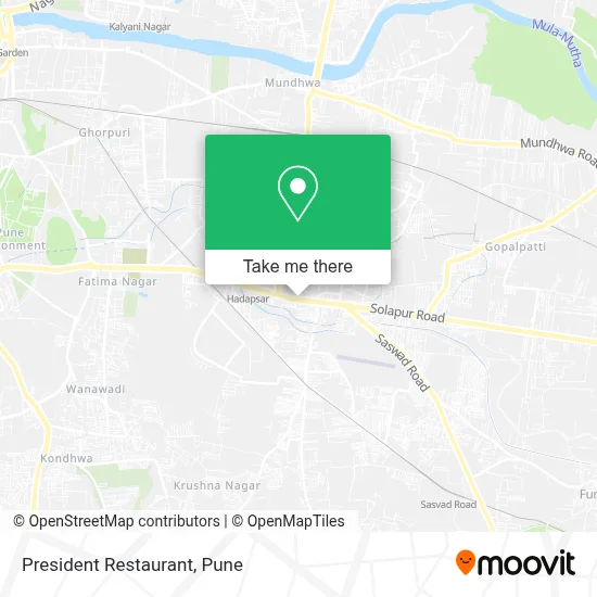 President Restaurant map