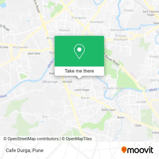 Cafe Durga map