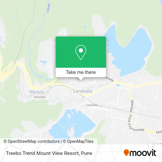 Treebo Trend Mount View Resort map