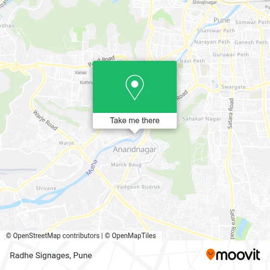 Radhe Signages map