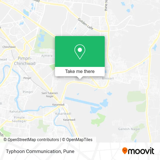 Typhoon Communication map