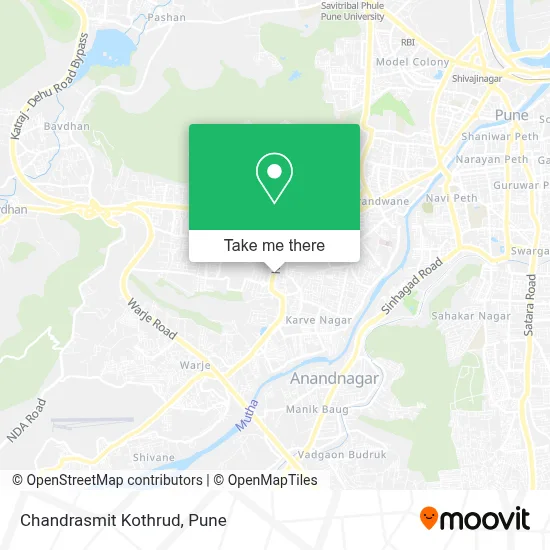 Chandrasmit Kothrud map