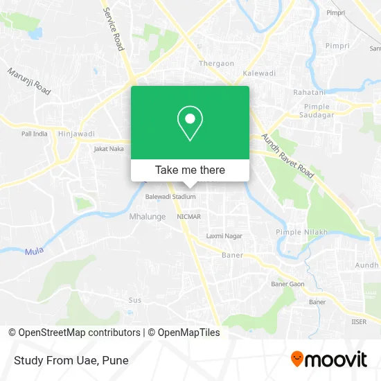 Study From Uae map