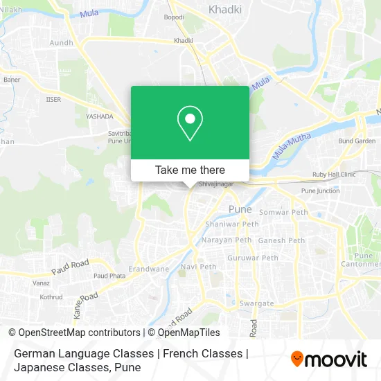 German Language Classes  | French Classes | Japanese Classes map