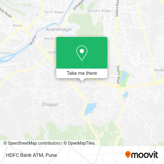 HDFC Bank Atm map