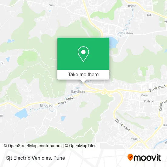 Sjt Electric Vehicles map