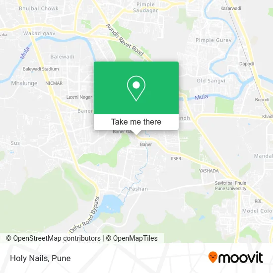 Holy Nails map