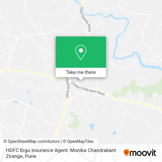 HDFC Ergo Insurance Agent: Monika Chandrakant Zirange map