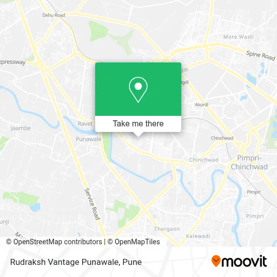 Rudraksh Vantage Punawale map